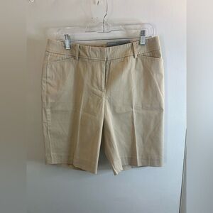 Talbots Women's Beige Bermuda Shorts
